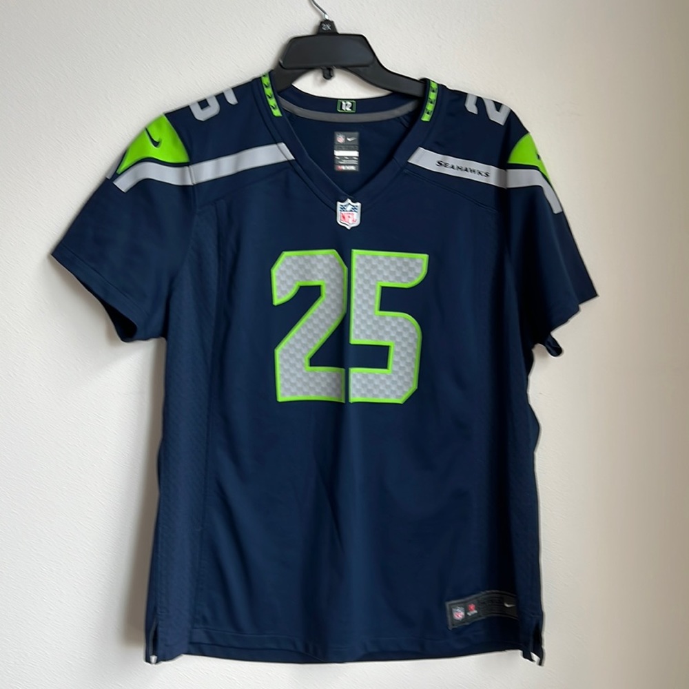 25 Richard Sherman Seattle Seahawks Nike jersey XXL womens on the field